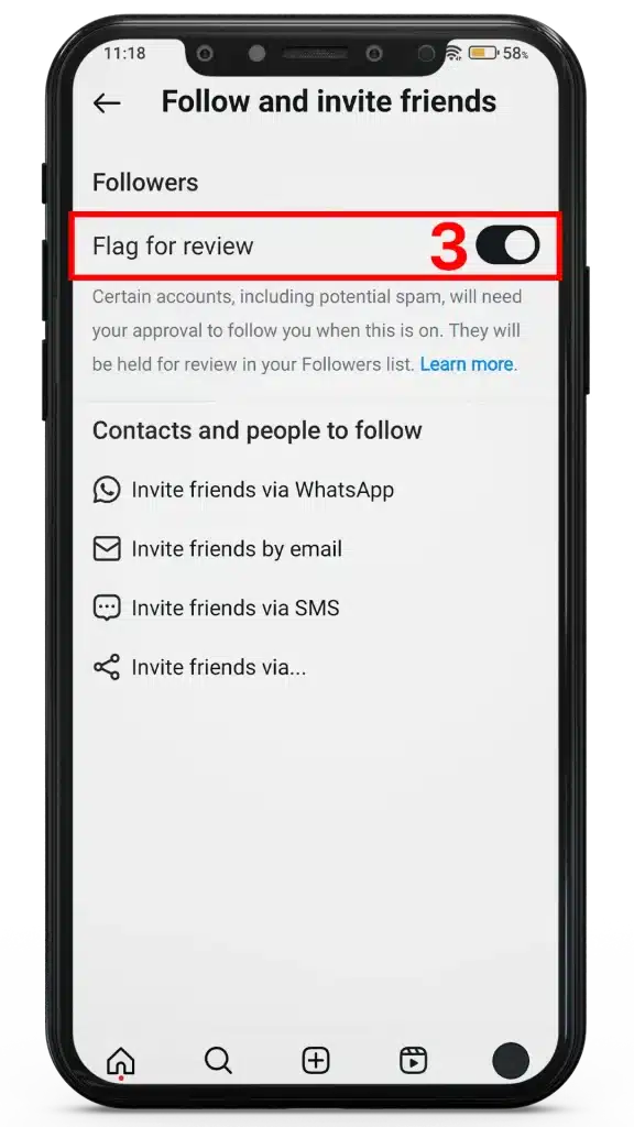 پرچم‌گذاری برای بررسی